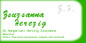 zsuzsanna herczig business card